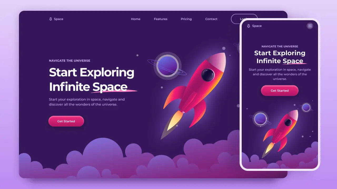 Responsive Space Website